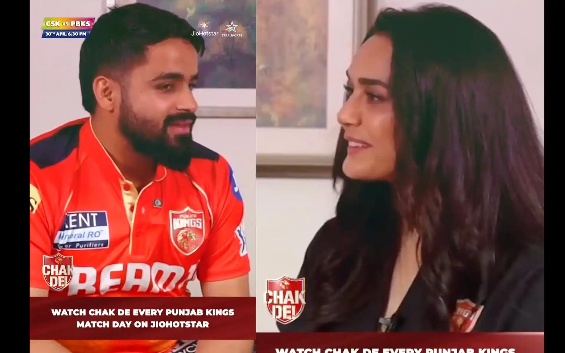 Preity Zinta Terharu Wawancara Prabhsimran